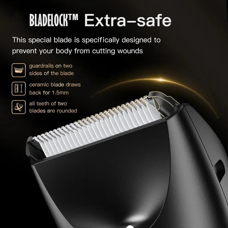 Men's Groin Body Hair Safety Knife Head Cut Haircut Waterproof Electric Hair Cutter - Bellarte Enchanté Men's Groin Body Hair Safety Knife Head Cut Haircut Waterproof Electric Hair Cutter